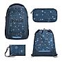 Coocazoo Mate Blue Orbit Schulrucksack Set 4tlg