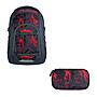 Coocazoo Mate Broken Black Schulrucksack Set 2tlg