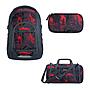 Coocazoo Mate Broken Black Schulrucksack Set 3tlg
