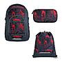 Coocazoo Mate Broken Black Schulrucksack Set 3tlg