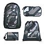 Coocazoo Mate Dark Race Schulrucksack Set 4tlg