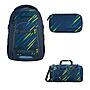 Coocazoo Mate Fast Lime Schulrucksack Set 3tlg