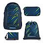Coocazoo Mate Fast Lime Schulrucksack Set 4tlg