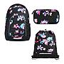 Coocazoo Mate Floral Artnight Schulrucksack Set 3tlg