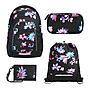 Coocazoo Mate Floral Artnight Schulrucksack Set 4tlg