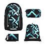 Coocazoo Mate Laser Lights Schulrucksack Set 4tlg