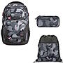 Coocazoo PORTER Bubble Brush 3tlg Schulrucksack Set