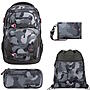 Coocazoo PORTER Bubble Brush 4tlg Schulrucksack Set