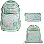 Coocazoo PORTER Dancing Dots 3tlg Schulrucksack Set