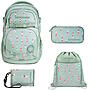 Coocazoo PORTER Dancing Dots 4tlg Schulrucksack Set