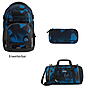 Coocazoo PORTER Electric Ice 3tlg Schulrucksack Set
