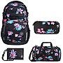 Coocazoo PORTER Floral Artnight 4tlg Schulrucksack Set