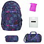 Coocazoo PORTER Indigo Illusion Schulrucksack Set 5tlg