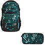 Coocazoo PORTER Pixel Blox 2tlg Schulrucksack Set