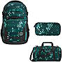 Coocazoo PORTER Pixel Blox 3tlg Schulrucksack Set