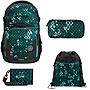 Coocazoo PORTER Pixel Blox 4tlg Schulrucksack Set