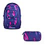 Coocazoo Porter Aurora Glow Schulrucksack Set 2tlg