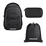 Coocazoo Porter Black Coal Schulrucksack Set 3tlg