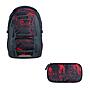 Coocazoo Porter Broken Black Schulrucksack Set 2tlg