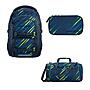 Coocazoo Porter Fast Lime Schulrucksack Set 3tlg