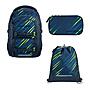 Coocazoo Porter Fast Lime Schulrucksack Set 3tlg