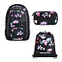 Coocazoo Porter Floral Artnight Schulrucksack Set 3tlg