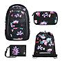 Coocazoo Porter Floral Artnight Schulrucksack Set 4tlg