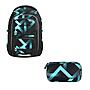 Coocazoo Porter Laser Lights Schulrucksack Set 2tlg