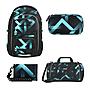 Coocazoo Porter Laser Lights Schulrucksack Set 4tlg