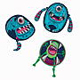 Alternativbild 2 zu DerDieDas Max Exklusiv LED Happy Monster 5 tlg. Schulranzenset