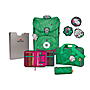 DerDieDas Easy Exklusiv LED Paisley Green 5 tlg. Schulranzenset