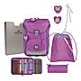 DerDieDas ErgoFlex Easy Schulranzen Set Purple Unicorn 6-teilig