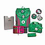 DerDieDas Max Exklusiv LED Paisley Green 5 tlg. Schulranzenset
