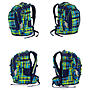 Alternativbild 2 zu Satch by Ergobag Schulrucksack Breezer, blau grn kariert