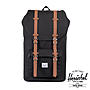 Herschel 25 Liter Rucksack Little America Black, mit Laptopfach