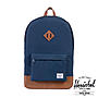 Herschel Schulrucksack Heritage Navy 21,5 Liter, mit Laptopfach