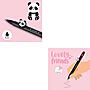Alternativbild 1 zu Legami Gelstift Panda Lovely Friends