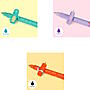 Alternativbild 2 zu Legami lschbare Gelstifte - Erasable Pen Under the Sea 3 teiliges Set