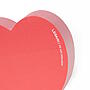 Alternativbild 1 zu Legami Haftnotizblock Heart