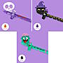 Alternativbild 2 zu Legami Lschbare Gelstifte Set The BOO Crew 2025 - Erasable Gel Pen Halloween