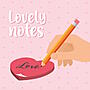 Legami Haftnotizblock Heart