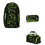 Satch Match Green Supreme 3tlg Schulrucksack-Set