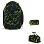 Satch Match Green Supreme 3tlg Schulrucksack-Set inkl. Sporttasche