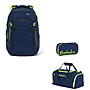 Satch Match Toxic Yellow 3tlg Schulrucksack-Set