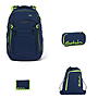 Satch Match Toxic Yellow 4tlg Schulrucksack-Set