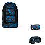 Satch Pack Blue Triangle 3tlg. Schulrucksack Set