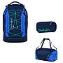 Satch Pack Crossed Blue 3tlg.