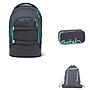 Satch Pack Mint Phantom Update Schulrucksack Set 3tlg