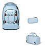 Satch Pack Nordic Ice Blue 3tlg Schulrucksack-Set