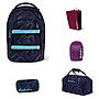 Satch Pack Purple Laser 5tlg Schulrucksack-Set